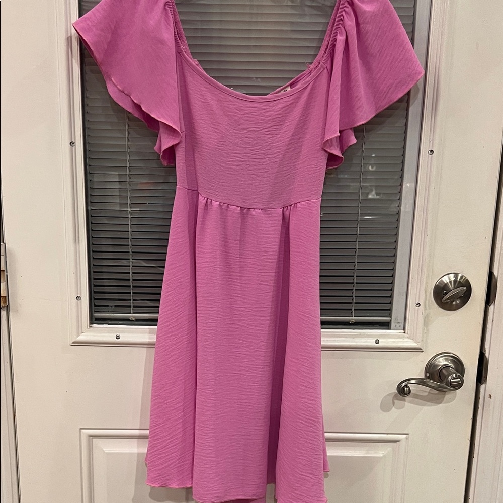 See You Monday Vibrant Pink dress Sz Youth Large